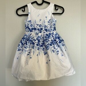 Janie and Jack Cotton Pink Floral Dress